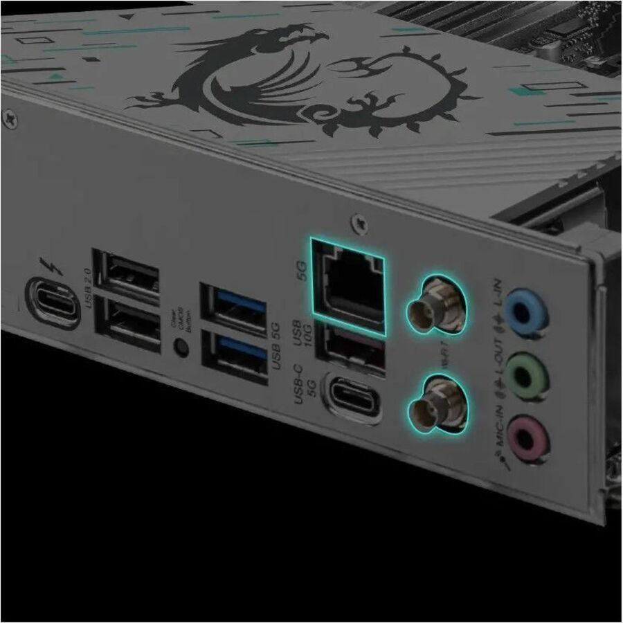 Alternate-Image6 Image for MSI B860M GAMING PLUS WIFI Gaming Desktop Motherboard - Intel B860 Chipset - Socket LGA-1851 - Micro ATX