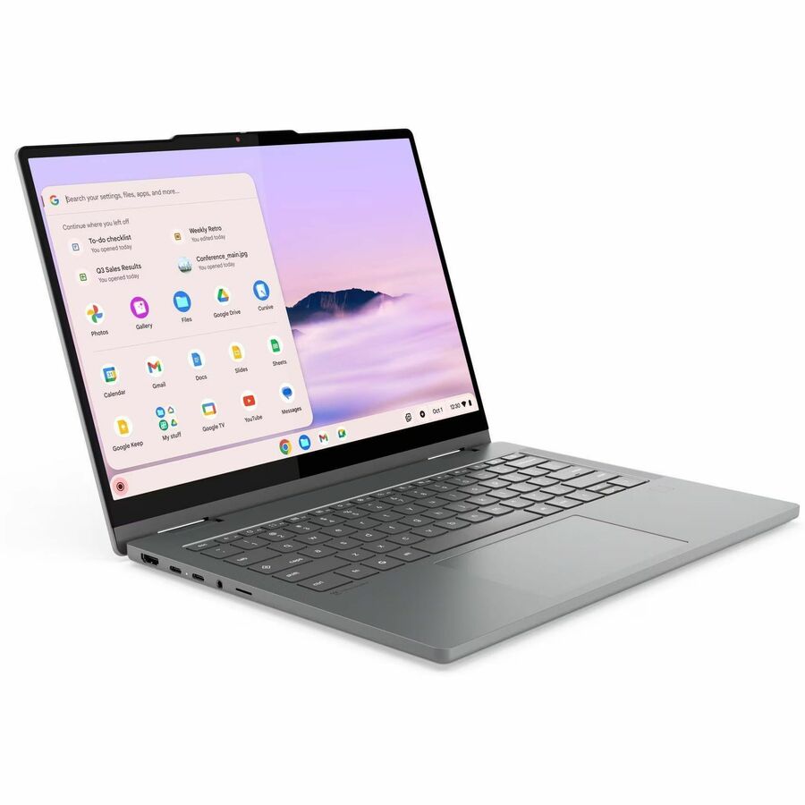 Right Image for Lenovo 14IRU10 83LL000LUS 14" Touchscreen Convertible 2 in 1 Chromebook - WUXGA - 60 Hz - Intel Core 5 120U - 8 GB - 256 GB SSD - English Keyboard - Luna Gray