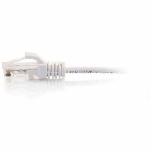 Alternate-Image1 Image for C2G 1.5ft (0.46m) Cat6 Snagless Unshielded (UTP) Slim Ethernet Network Patch Cable - White