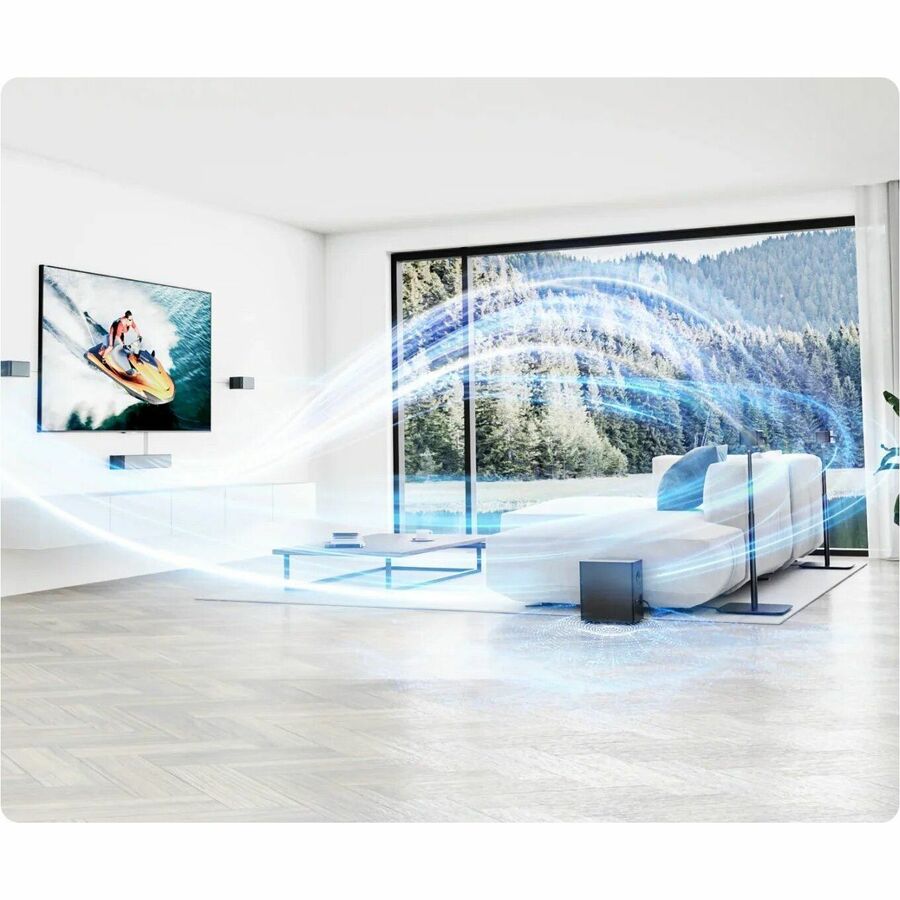 Life-Style Image for ULTIMEA Poseidon U2620 7.1 Bluetooth Sound Bar Speaker - 460 W RMS - Black