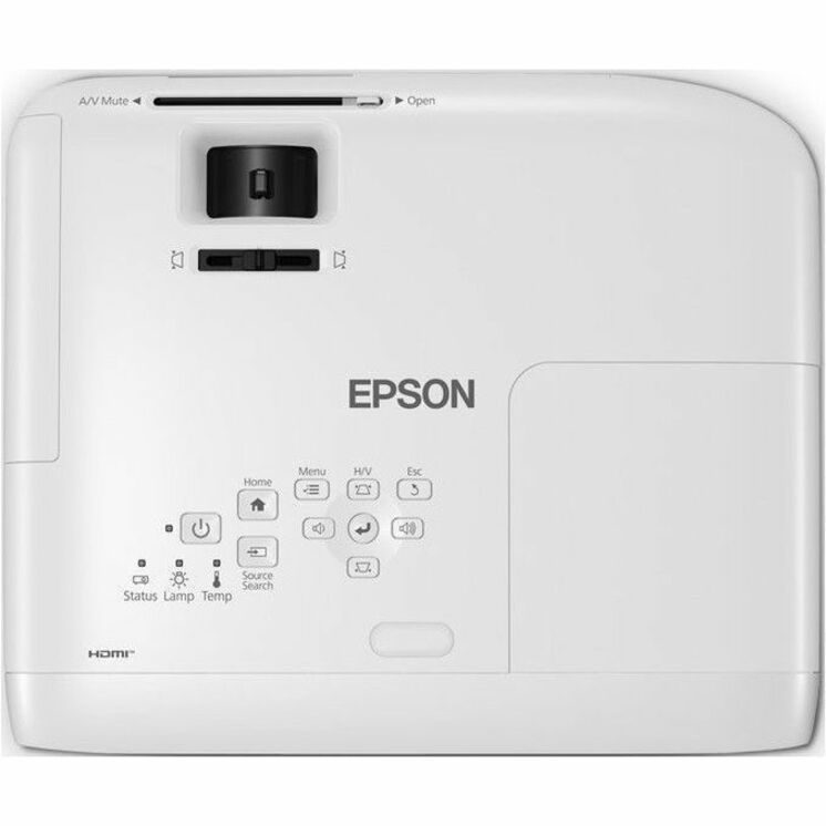 Top Image for Epson PowerLite E24 3LCD Projector - 16:10 - Ceiling Mountable - White