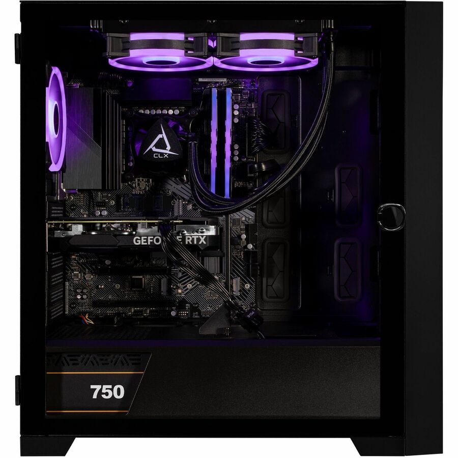 Right Image for CLX SET Gaming Desktop Computer - Intel Core i7 14th Gen i7-14700KF - 32 GB - 2 TB SSD - Mid-tower - Black