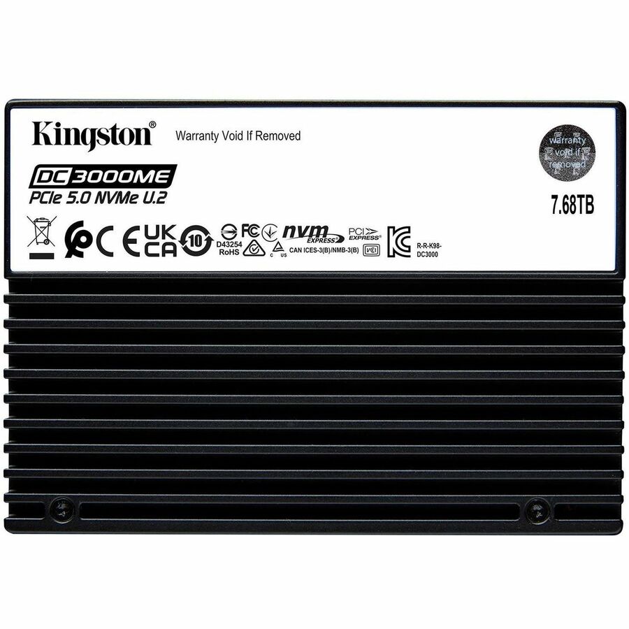 Alternate-Image6 Image for Kingston DC3000ME 7.68 TB Solid State Drive - 2.5" Internal - U.2 (PCI Express NVMe 5.0 x4)