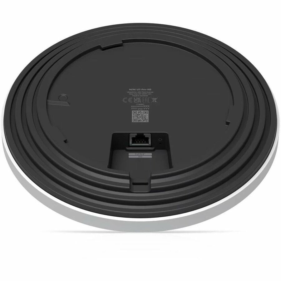 Rear Image for Ubiquiti U7 Pro U7 Pro XG Tri Band Wi-Fi 7 IEEE 802.11n/ac/ax/be/v/r/k 5.80 Gbit/s Wireless Access Point - Yes