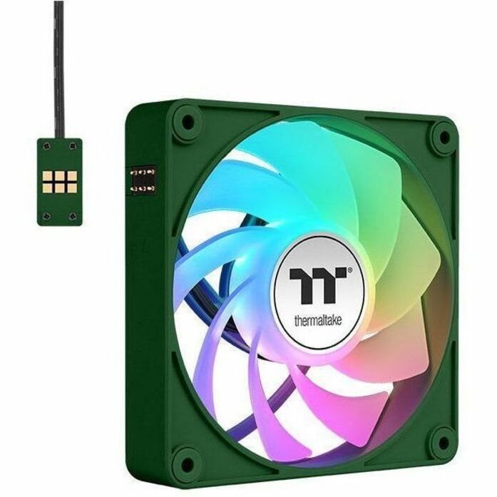 Alternate-Image4 Image for Thermaltake CT120 EX Reverse ARGB Sync PC Cooling Fan Racing Green (3-Fan Pack) - 3 Pack