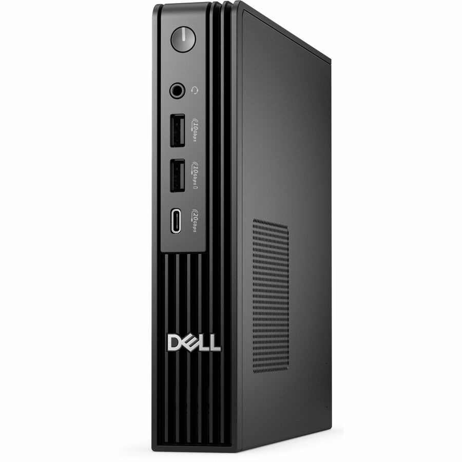 Top Image for Dell Pro QBM1250 Desktop Computer - Intel Core Ultra 7 265 - vPro Technology - 16 GB - 512 GB SSD - Micro PC - Black
