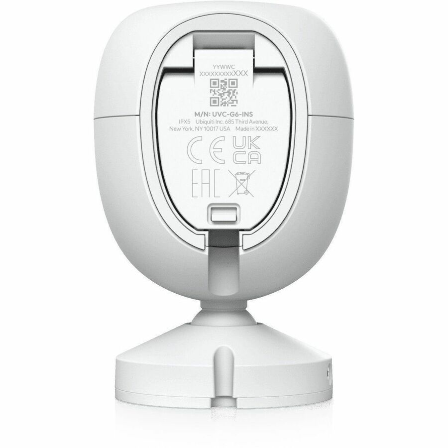 Rear Image for Ubiquiti UniFi G6 Instant 8 Megapixel 4K Network Camera - Color - Compact - White