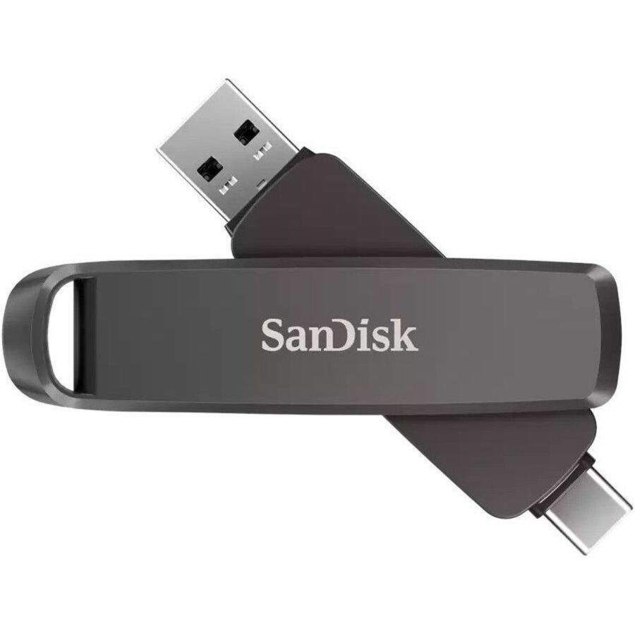 Top Image for SanDisk Extreme PRO SDDDE1-512G-G46 512GB (Usb 3.2 (gen 2) type c + Usb 3.2 (gen 2) type a) On-The-Go Flash Drive