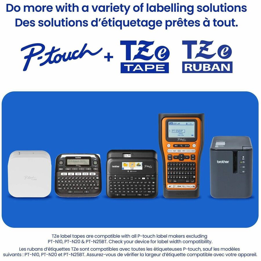 Alternate-Image7 Image for Brother Genuine P-touch TZe731 BK on GRN Label Tape, Laminated, 12mmX8m