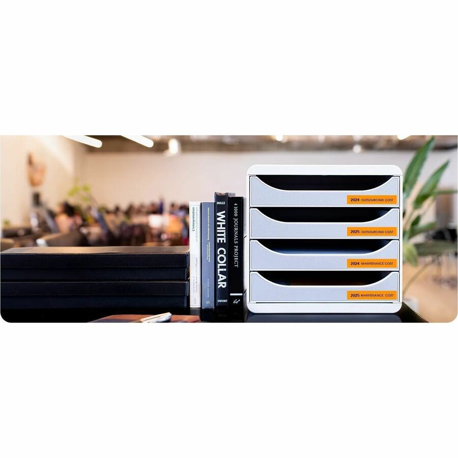 Alternate-Image9 Image for Brother Genuine P-touch TZe551 BK on BK Label Tape, Laminated, 24mmX8m
