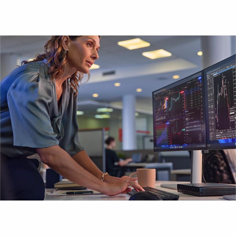 Life-Style Image for HP EliteDesk 8 G1i Desktop Computer - Intel Core Ultra 7 265T - vPro Technology - 16 GB - 256 GB SSD - Desktop Mini - Jack Black