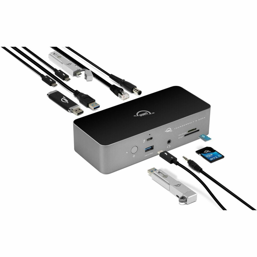 Alternate-Image9 Image for OWC 11-Port Thunderbolt 5 Dock with 140W Power Delivery - 2.5GbE - Up to 3 Displays