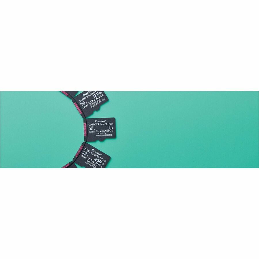 Alternate-Image3 Image for Kingston Canvas Select Plus 128 GB Class 10/UHS-I (U1) V10 microSDXC - 1