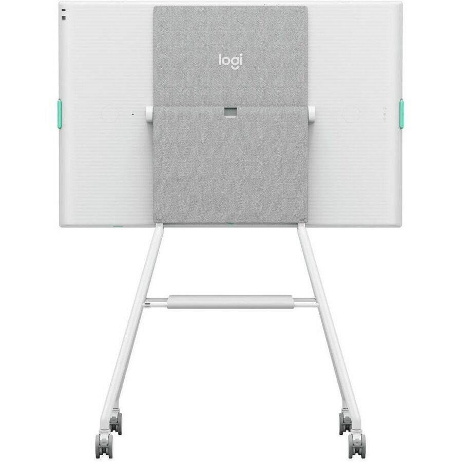 Alternate-Image8 Image for Logitech Rally Board 65 with Cart (Off White)