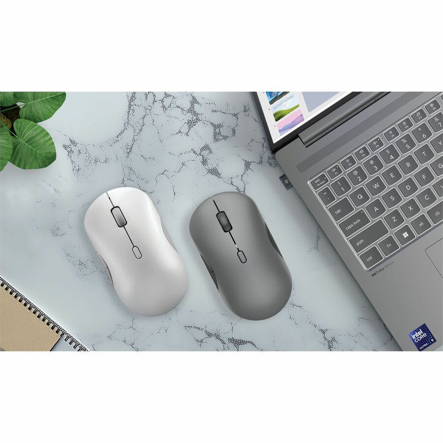 Alternate-Image6 Image for Lenovo 700 Multi-Device Wireless Silent Mouse (Luna Grey, NA)