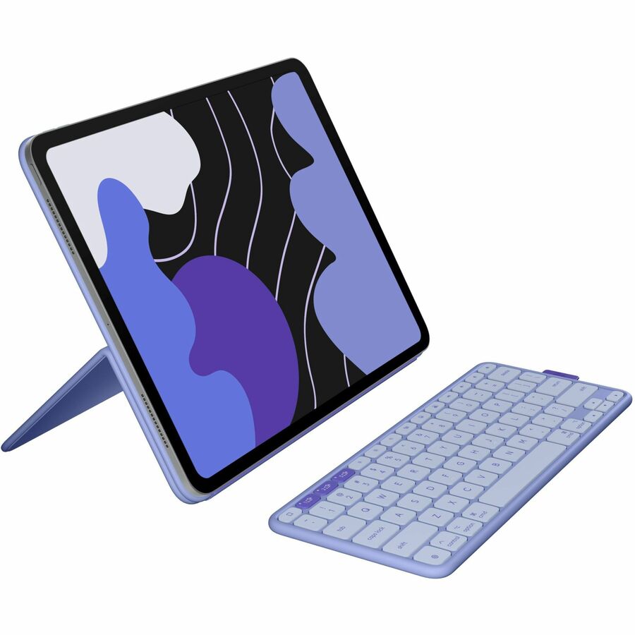 Right Image for Logitech Flip Folio Keyboard/Cover Case (Folio) for 13" Apple iPad Pro 13 (2024), iPad Air 13 (2024), iPad Air 13 (2025) Tablet - English Keyboard - Lilac