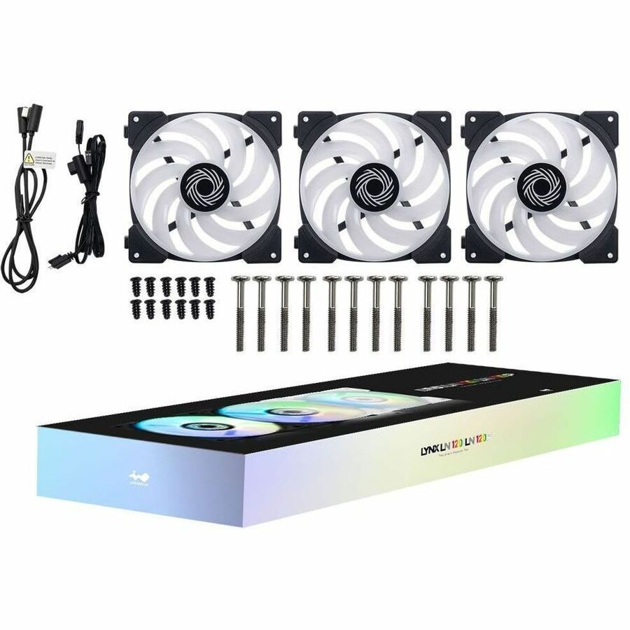 Alternate-Image7 Image for In Win Lynx LN120P Cooling Fan - 3 Pack