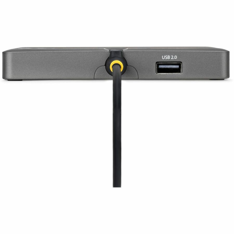 Alternate-Image6 Image for StarTech USB-C to Quad-Monitor Workstation Adapter, 4K 60Hz HDMI, 140W PD Passthrough for Laptop Charging, 1x USB 2.0 Port, TAA