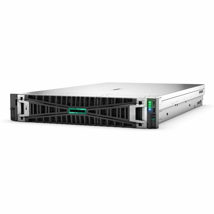 Left Image for HPE ProLiant DL380 Gen12 2U Rack Server - 1 x Intel Xeon 6505P 2.20 GHz - 64 GB RAM - 960 GB SSD - (2 x 480GB) SSD Configuration - Serial ATA/600, 12Gb/s SAS, NVMe Controller