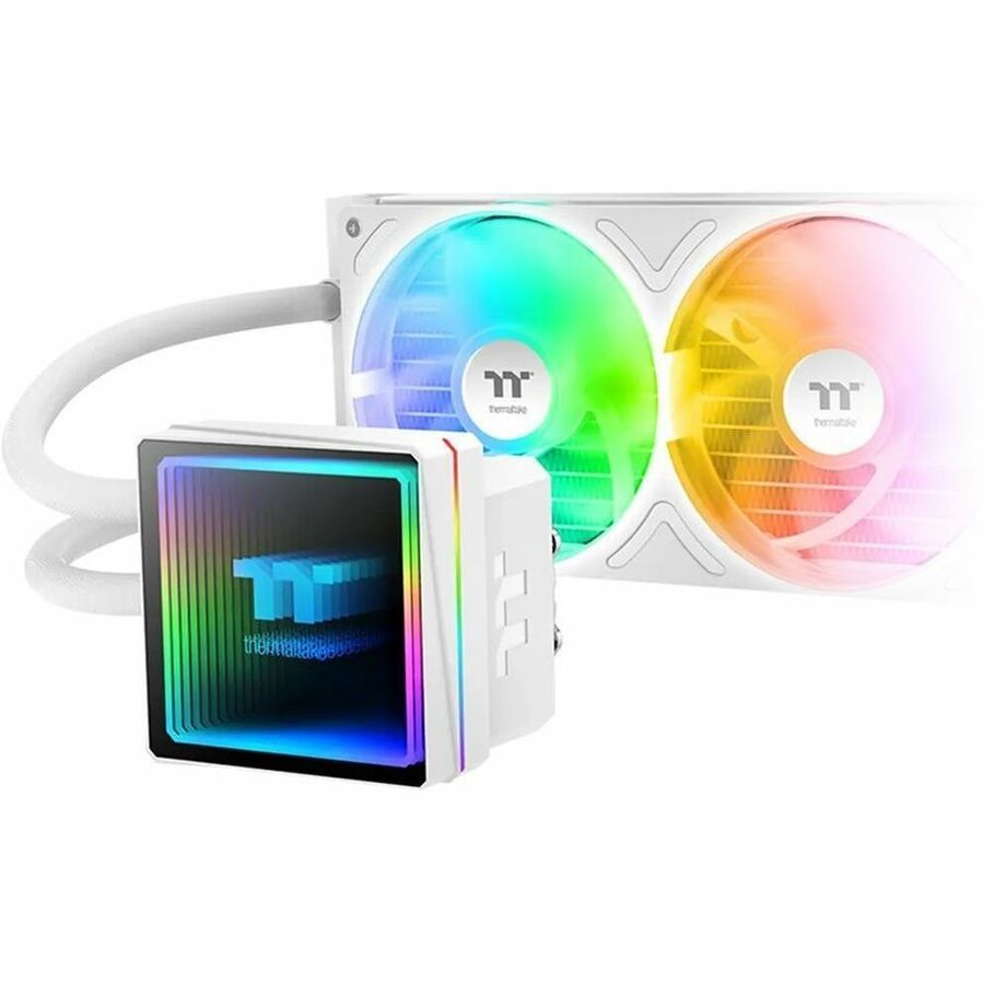 Alternate-Image7 Image for Thermaltake TH240 V3 ARGB Sync Snow Edition Cooling Fan/Radiator/Pump