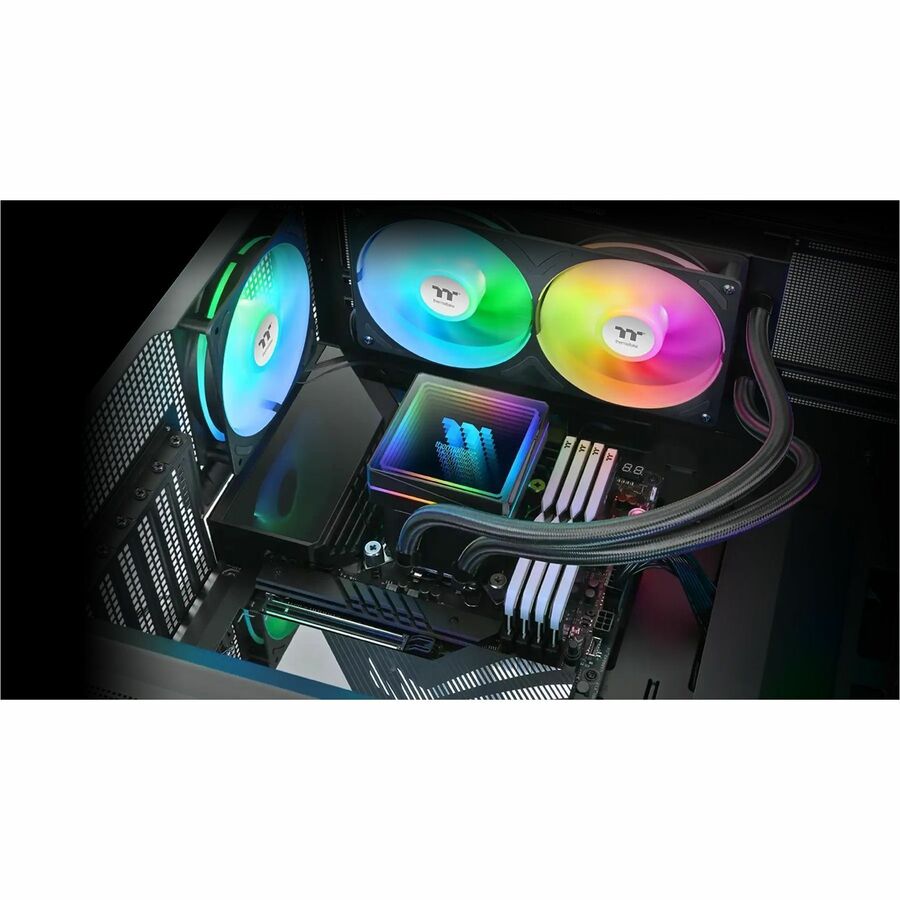 Alternate-Image9 Image for Thermaltake TH240 V3 ARGB Sync Cooling Fan/Radiator/Pump