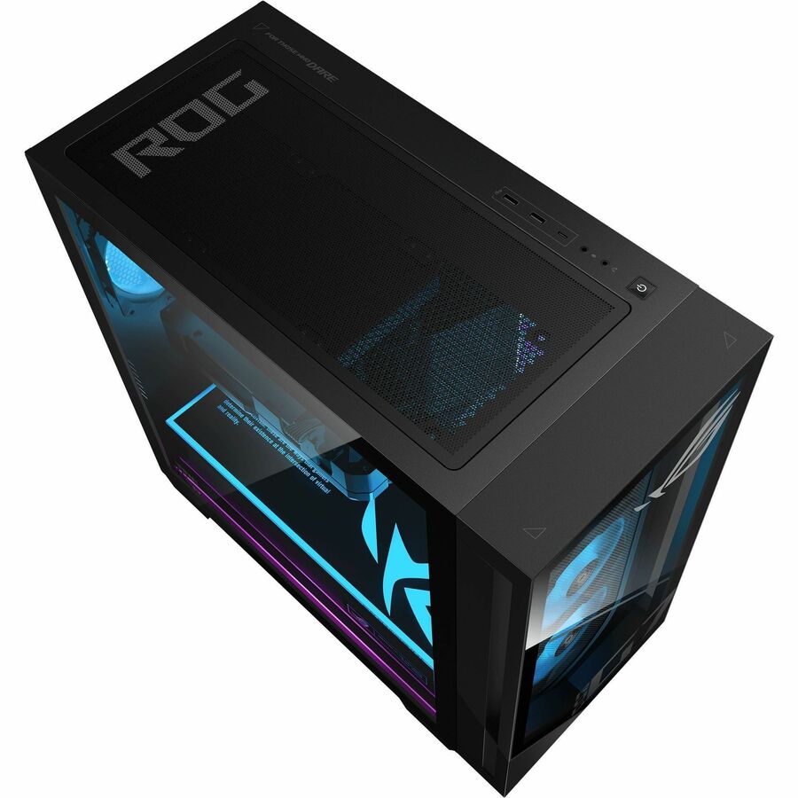 Top Image for Asus ROG GM700 GM700TZ-PB564 Gaming Desktop Computer - AMD Ryzen 5 8400F - 16 GB - 1 TB PCI Express NVMe 4.0 SSD - Black