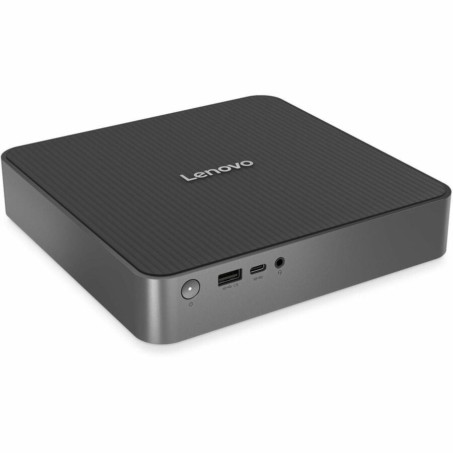 Right Image for Lenovo IdeaCentre Mini 01Q8X10 91B6001PUT Desktop Computer - Qualcomm Snapdragon X X1-26-100 - 32 GB - 512 GB PCI Express NVMe 4.0 x4 SSD - Tiny - Luna Gray