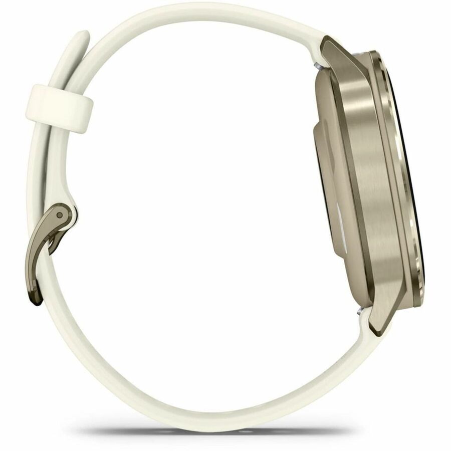 Right Image for Garmin Venu 4 - 41 mm Lunar Gold with Bone Silicone Band