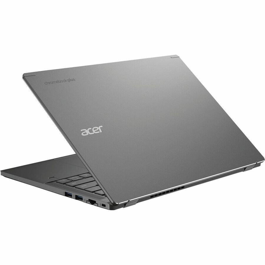 Rear Image for Acer Chromebook Plus 714 CBE794-1 CBE794-1-52C9 14" Clamshell Chromebook - WUXGA - 120 Hz - Intel Core Ultra 5 125U - 16 GB - 256 GB PCI Express NVMe 4.0 SSD - English (US) Keyboard - Iron