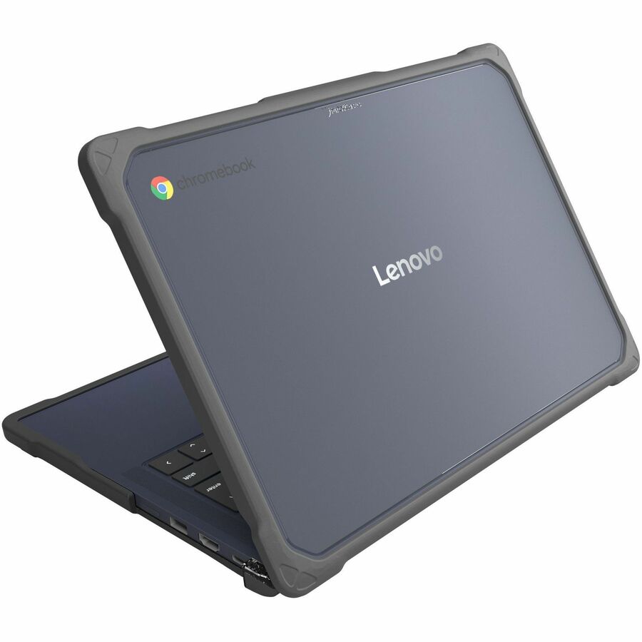 Rear Image for MAXCases Extreme Shell-F4 Slide Chromebook Case for Lenovo 14M Chromebook 14" (Part# 14M8911) (Gray/Clear)