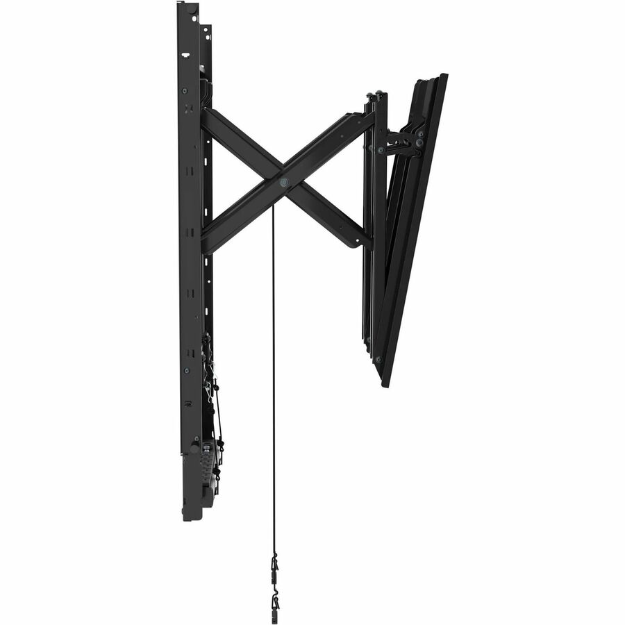 Right Image for Chief Tempo Wall Mount for Flat Panel Display, PDU, Power Strip, Digital Signage Display - Black - Portrait