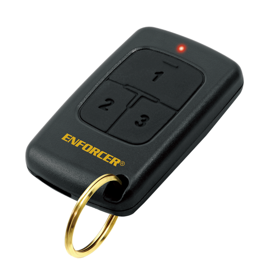 SECO-LARM SK-919T3-GNQ transmitter with 3 buttons and pendant-style design