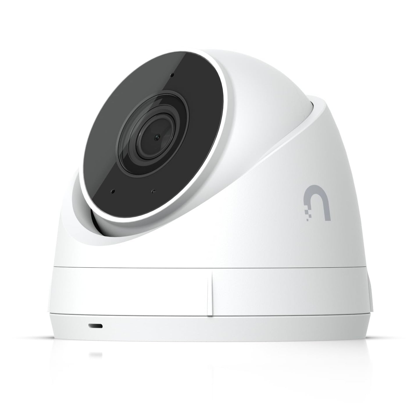 Ubiquiti G5 Turret Ultra 4K IP camera front view with compact turret housing
white