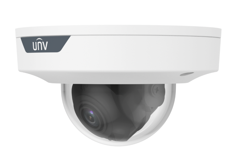 Uniview 4MP Compact Dome Camera - IR 30m, Built-In Mic, Two-Way Audio, 101° FOV, 120dB WDR, IP67 PoE