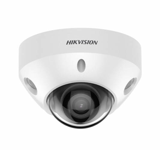 Hikvision ColorVu Compact Dome 4MP IP Camera with 2.8mm lens and full-color night vision