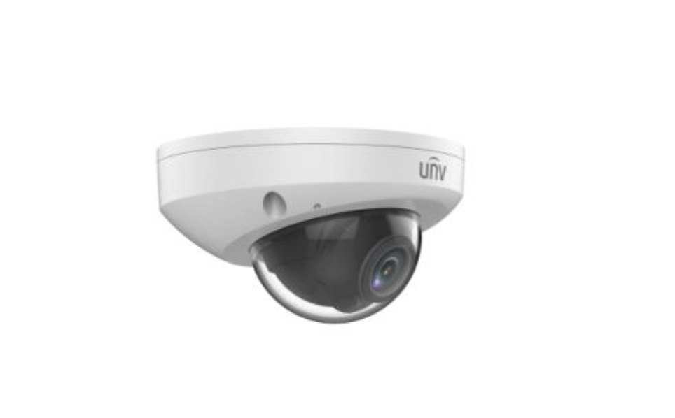 UNV IPC318SR3-ADF28KM-G Compact Dome – Side Angle