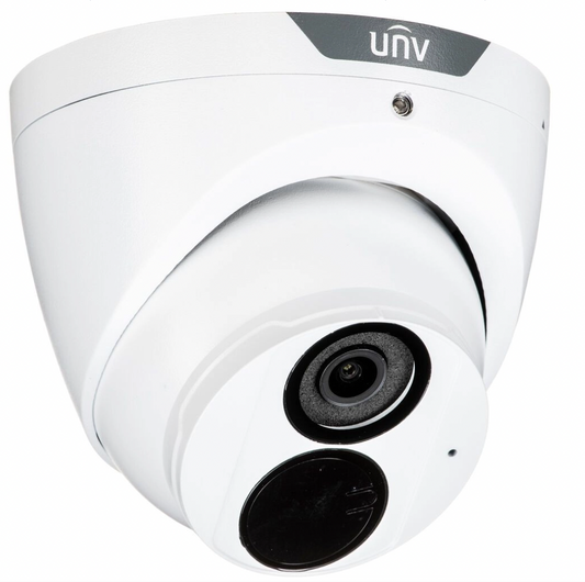 UNV IPC3618SR3-ADF28KM-G 8MP LightHunter Turret Camera – Side View