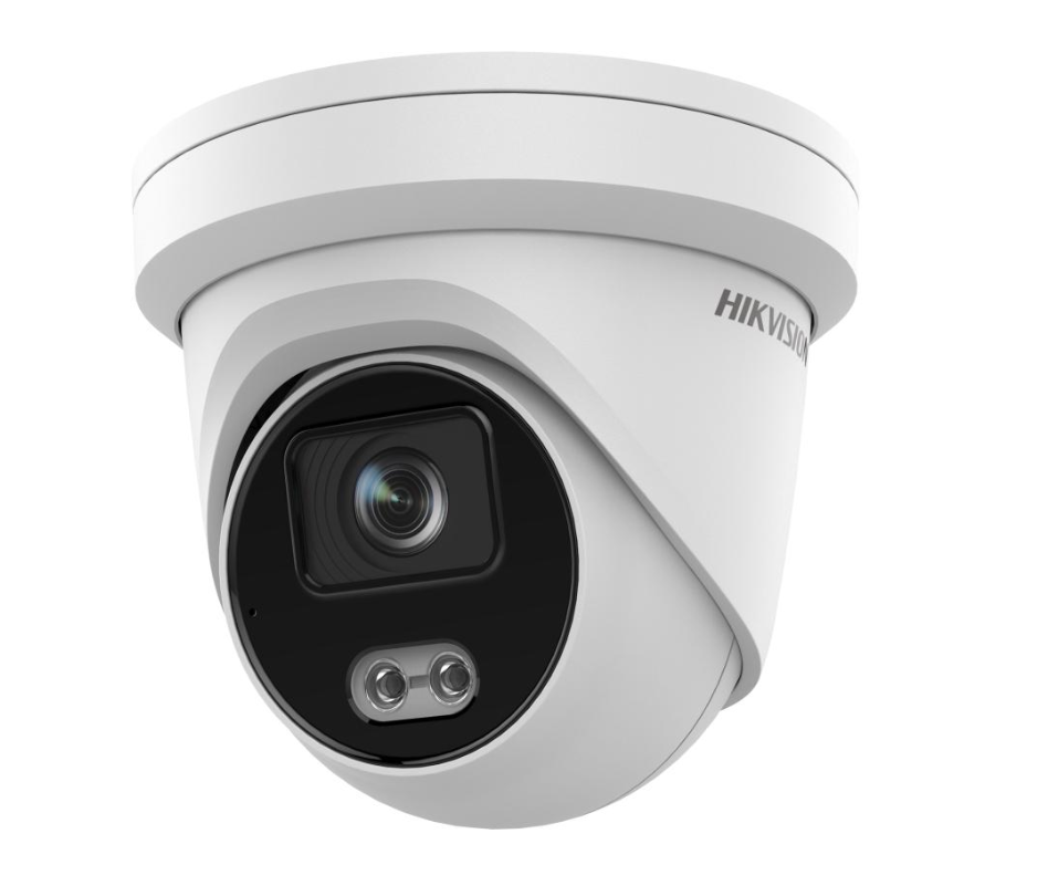 Hikvision DS-2CD2347G2-LU ColorVu 4MP turret network camera with dual illumination