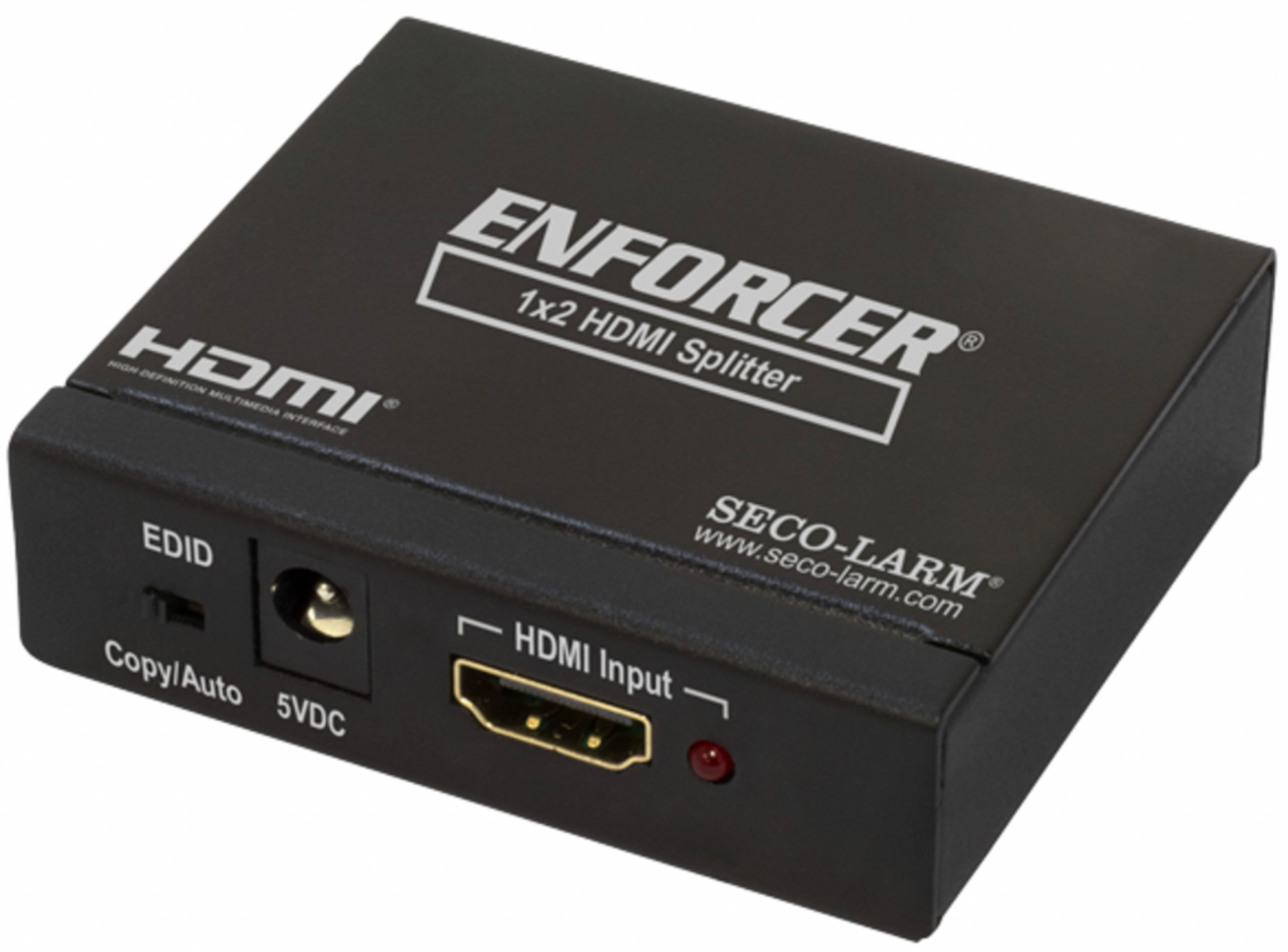 Seco-Larm 4K HDMI Splitter – 2 HDMI Outputs