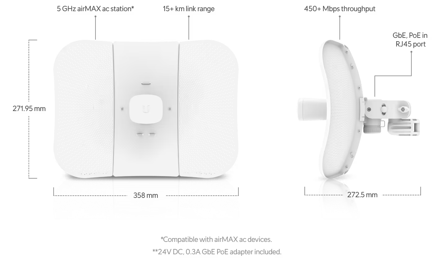 Ubiquiti airMAX LiteBeam 5AC