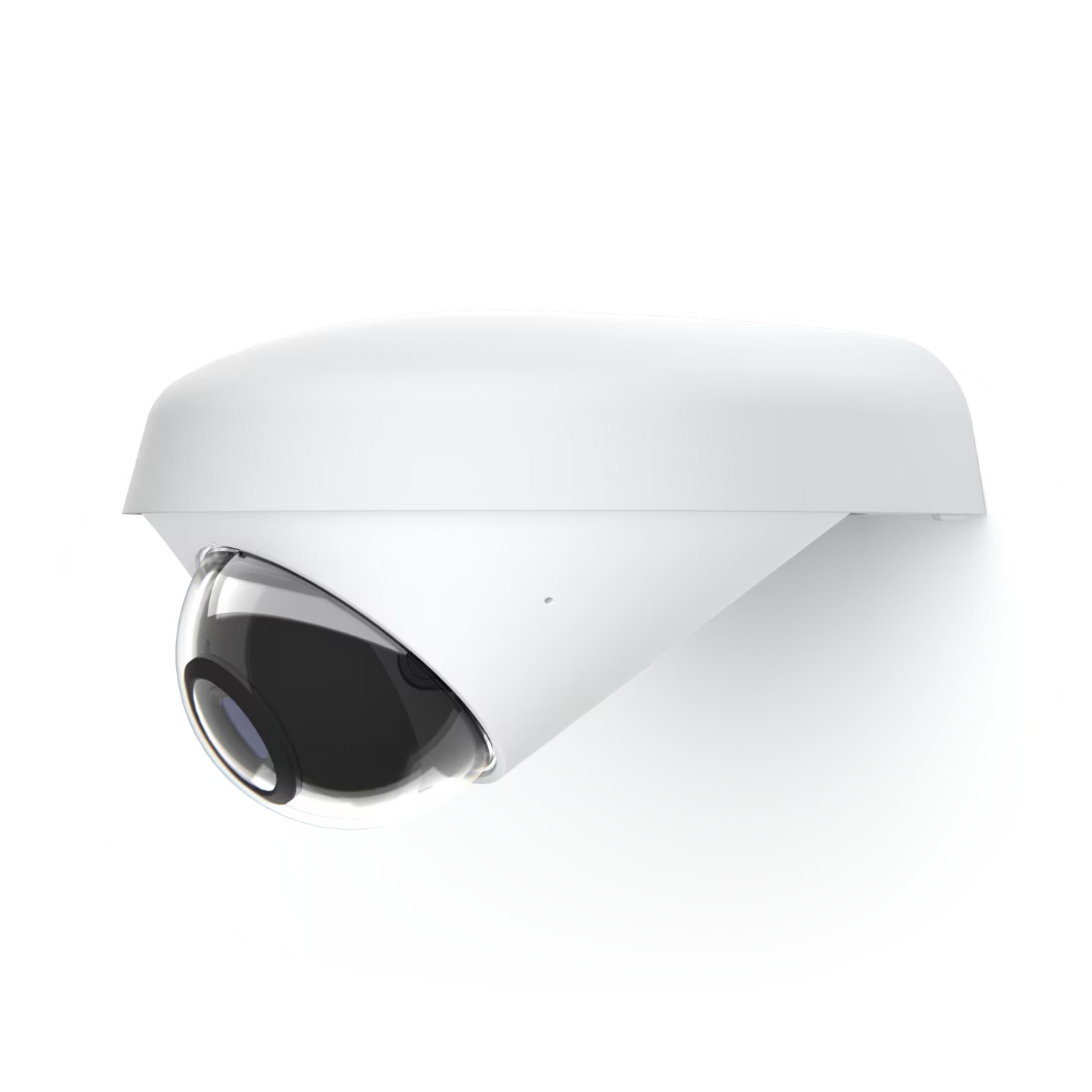 G4 Dome camera installed using UACC-G4-Dome-Arm wall mount