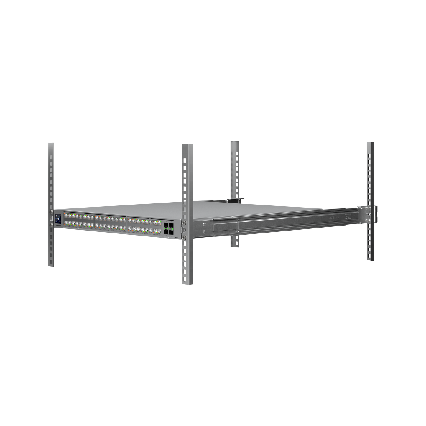 Ubiquiti Enterprise Campus 48 PoE Layer 3 Switch - 32x 10GbE + 16x 2.5GbE, 4x 25G SFP28 Uplinks, Dual Hot-Swap 1200W PSU (ECS-48-POE)