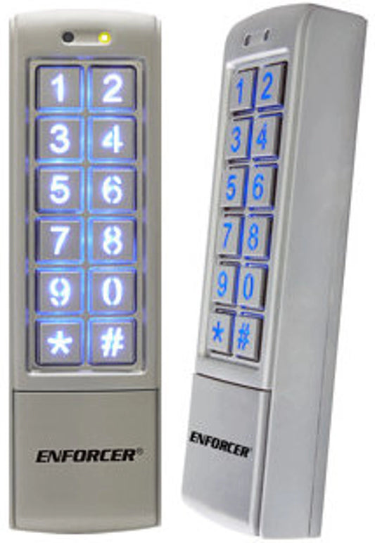 SECO-LARM SK-2323-SDQ mullion-style digital keypad with backlit keys