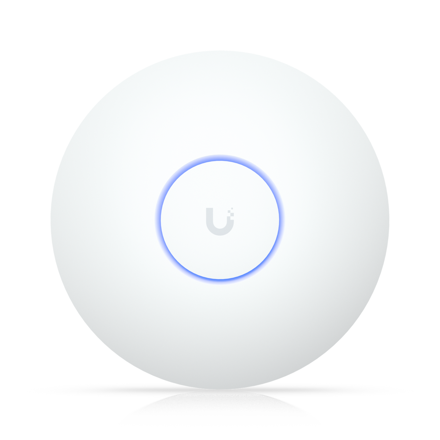 Front view of Ubiquiti U7-LR WiFi 7 long-range access point