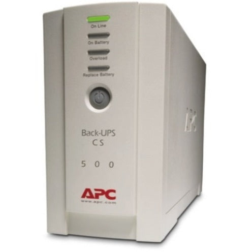 Left Image for APC Back-UPS CS 500VA, 120V, beige, 6 NEMA outlets (3 surge)