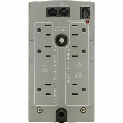 Rear Image for APC Back-UPS CS 350VA, 120V, 6 NEMA outlets (4 surge)