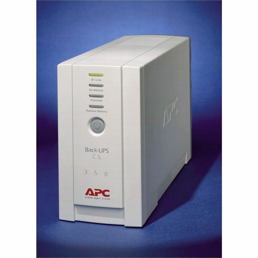 Alternate-Image1 Image for APC Back-UPS CS 350VA, 120V, 6 NEMA outlets (4 surge)