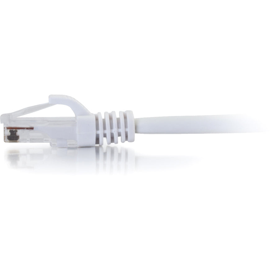 Alternate-Image1 Image for C2G 7ft Cat6 Ethernet Cable - Snagless Unshielded (UTP) - White