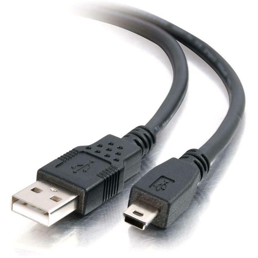 Main Image for C2G 3.3ft (1m) USB 2.0 A to Mini-B Cable - USB A to B - Black