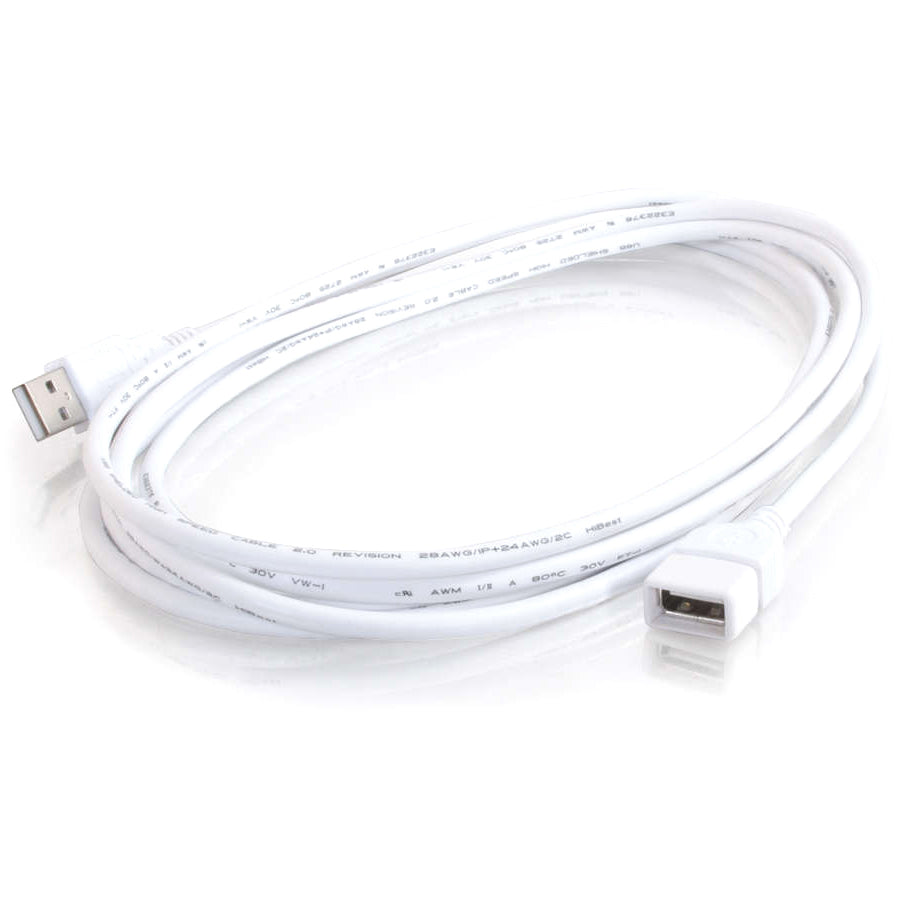 Alternate-Image1 Image for C2G 3m (10ft) USB Extension Cable - USB 2.0 A to USB A - M/F